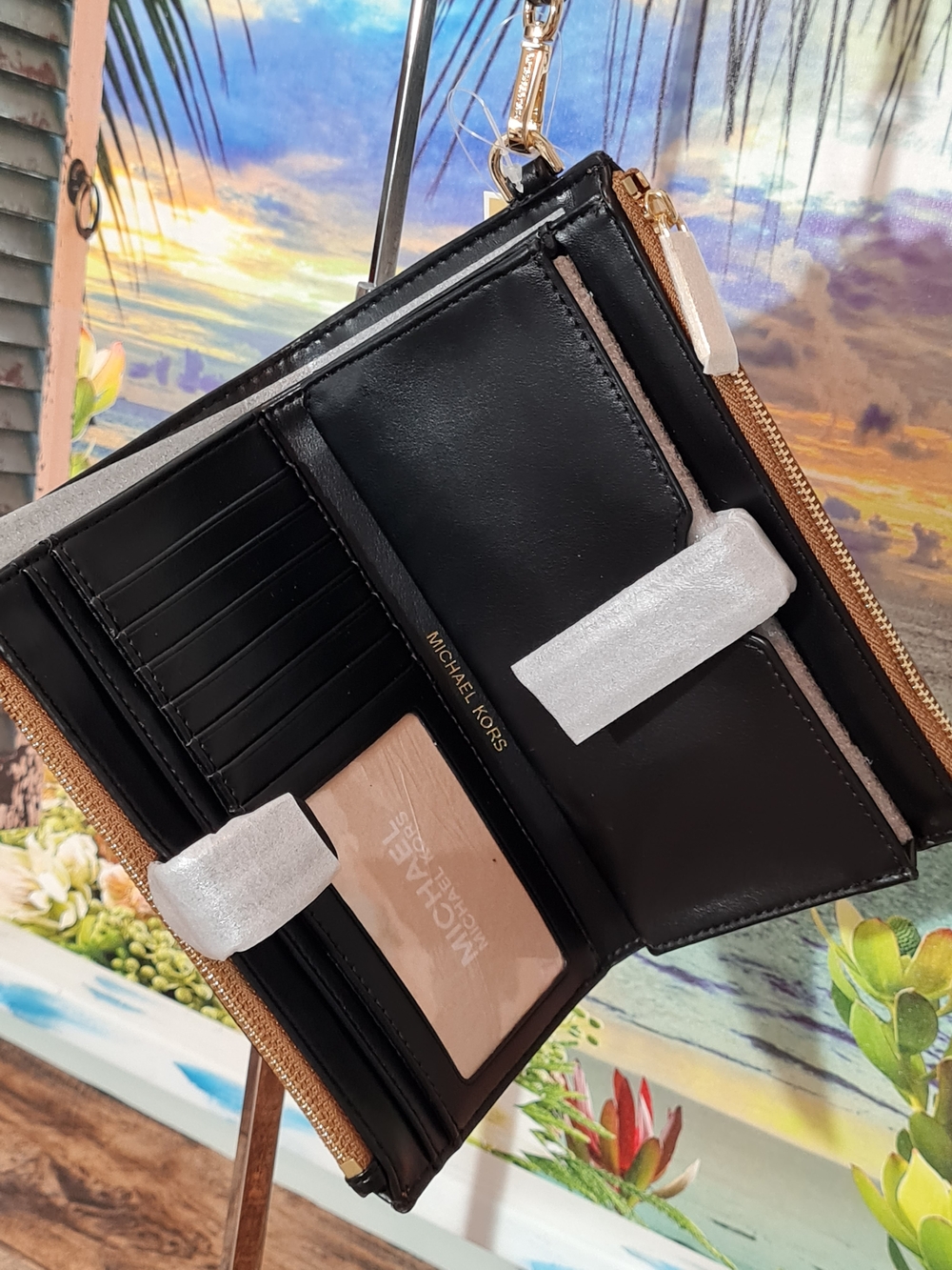 Michael Kors Rhea Colorblock Backpack with Wallet - Picture 8 of 8